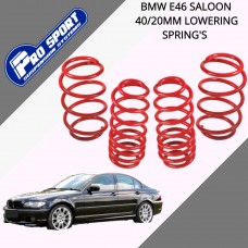 ProSport Lowering Springs for BMW 3 Series E46 Saloon